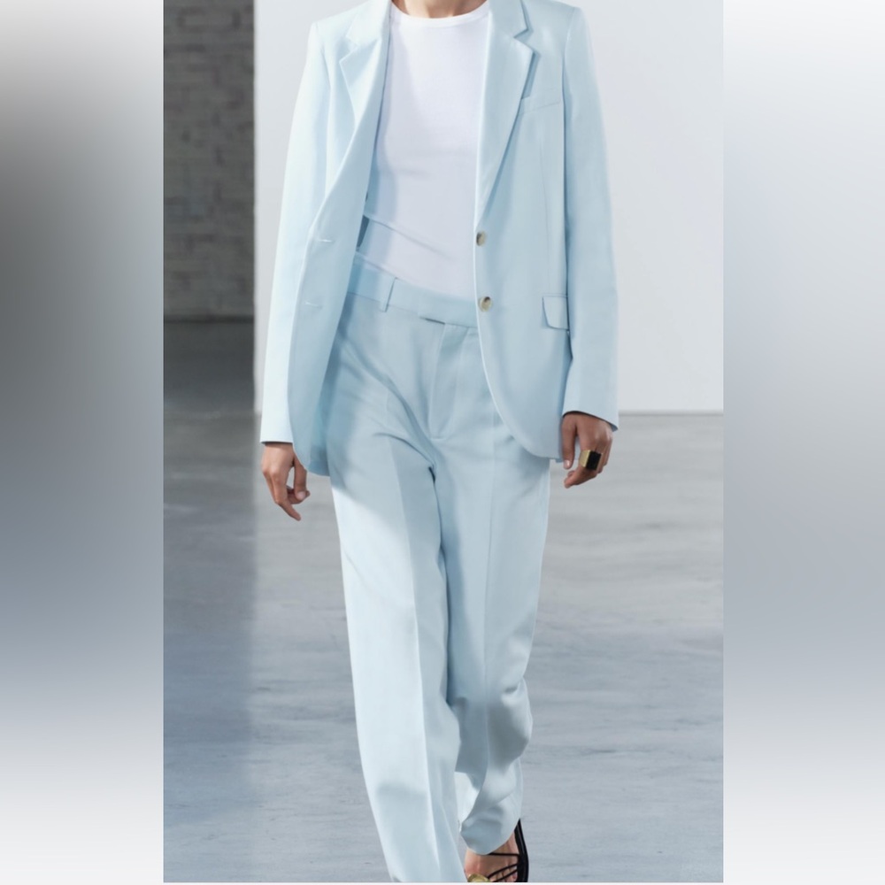 Zara linen blend pants